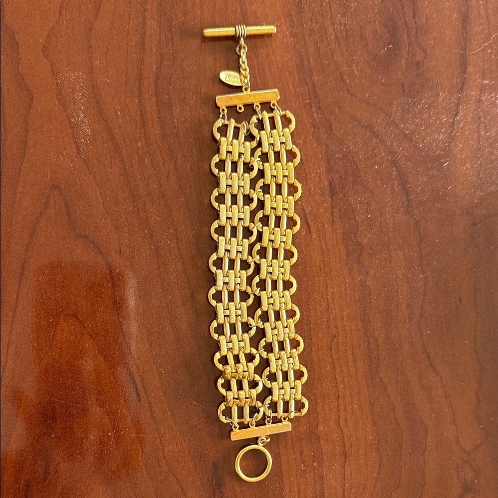 Miriam Haskell Gold bracelet Link